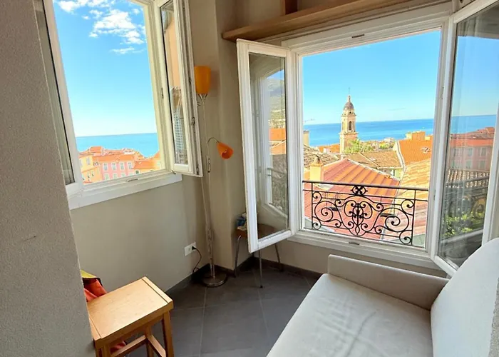 Charmant Studio Perche Sur Mer - Vieux Menton